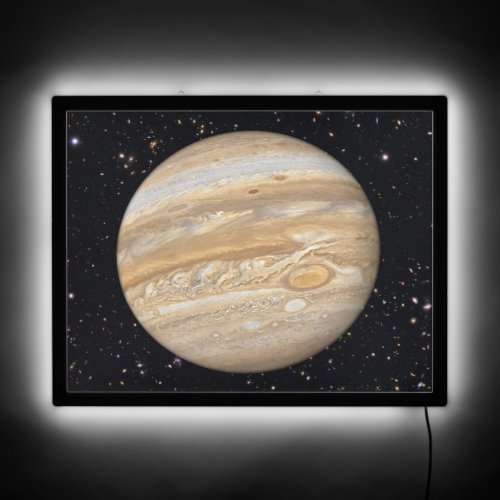 Planet Jupiter Starry Sky LED Sign
