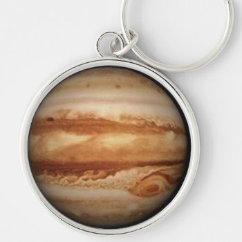 Planet Jupiter V.2 (solar System) ~ Keychain by TheWhippingPost at Zazzle