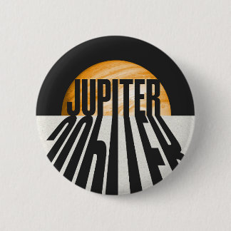 Planet Jupiter with Shadow Button