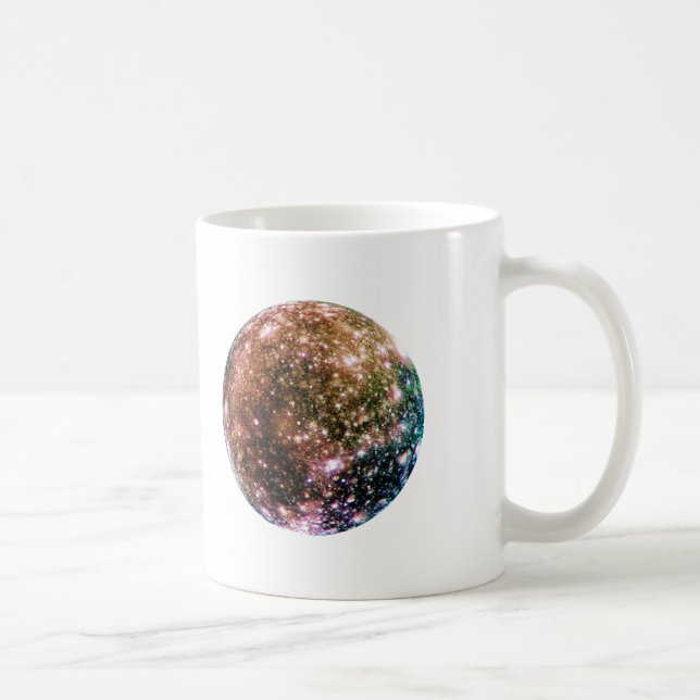 PLANET JUPITER'S MOON - CALLISTO (solar system) ~~ Coffee Mug (Right)