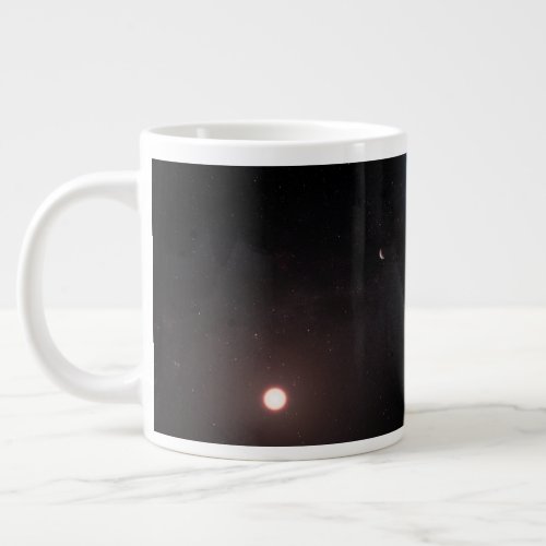 Planet K2_18b Host Star And Accompanying Planet Giant Coffee Mug