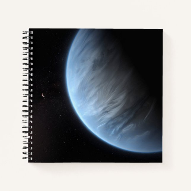 Planet K2-18b, Host Star And Accompanying Planet. Notebook (Front)