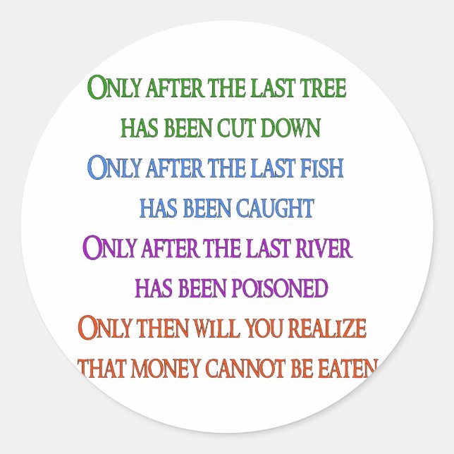 Planet Lament Classic Round Sticker (Front)