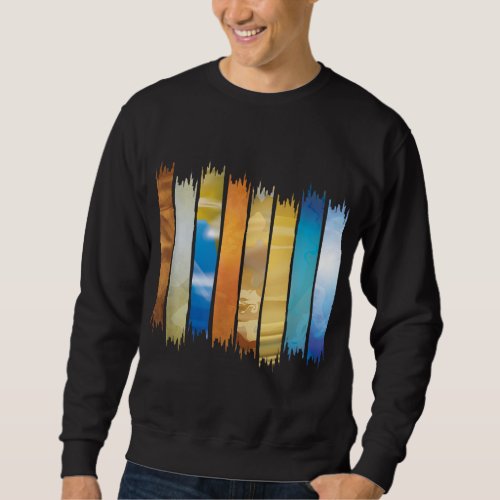 Planet Landscape Astronomy Sweatshirt