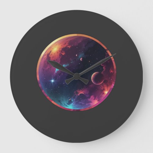 Planet Large Clock