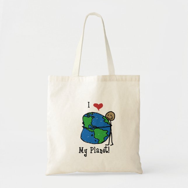 Planet Love 2 Tote Bag (Front)