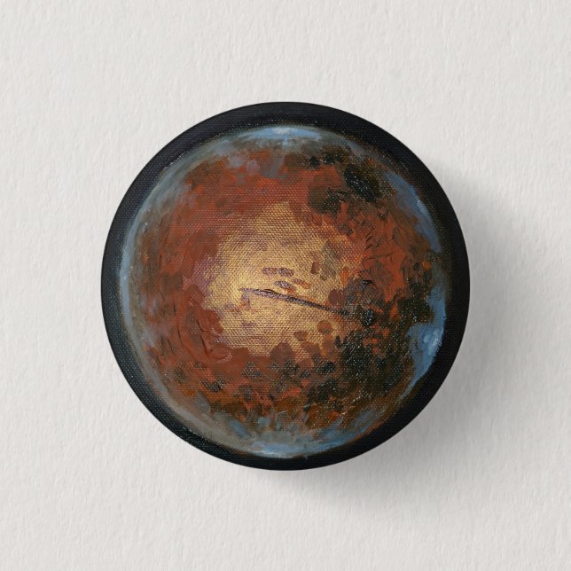 Planet Mars Button (Front)