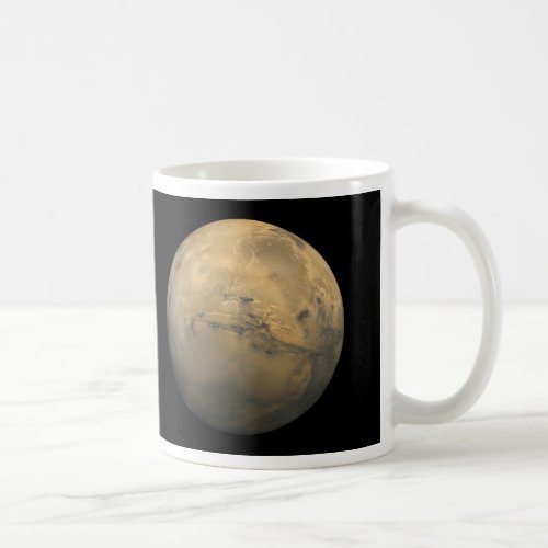 Planet Mars in the solar system NASA Coffee Mug