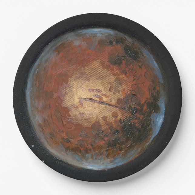 Planet Mars Paper Plates (Front)