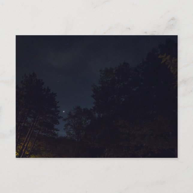 Planet Mars Seen From Van Buren State Park, MI Postcard (Front)