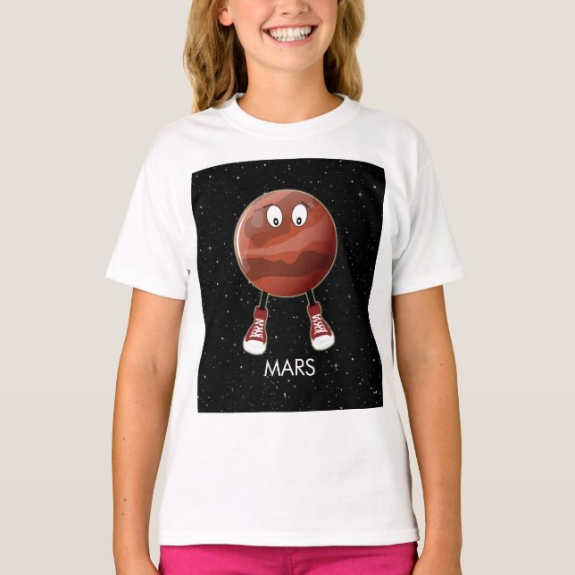 Planet Mars & Stars T-Shirt (Front)