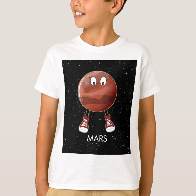 Planet Mars & Stars T-Shirt (Front)