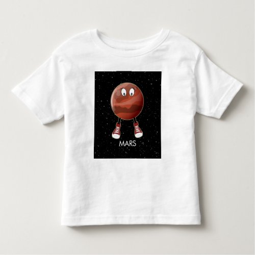 Planet Mars  Stars Toddler T_shirt