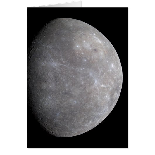 Planet Mercury in space Cards (Front)