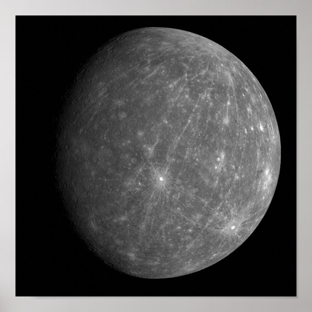 Planet Mercury Poster (Front)