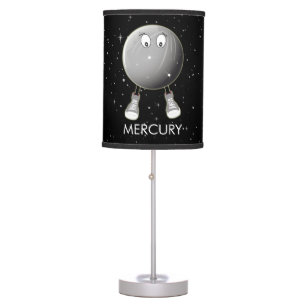 Planet Mercury & Stars Table Lamp