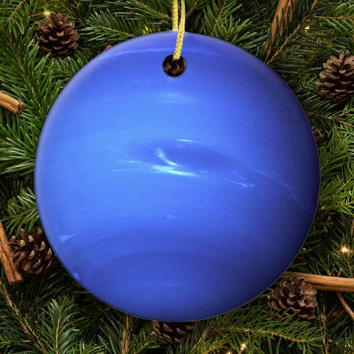 Planet Neptune Christmas Tree Ceramic Ornament