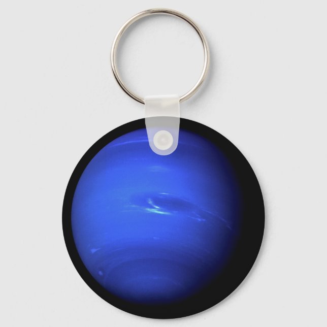 PLANET NEPTUNE natural (solar system) ~ Keychain (Front)