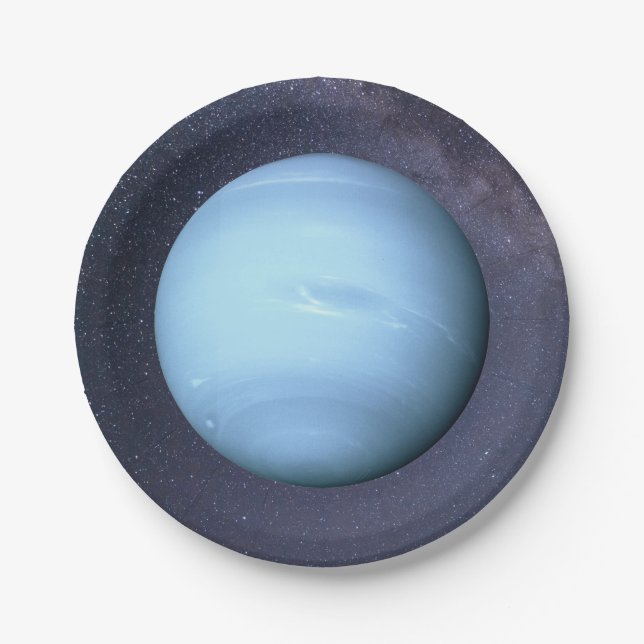 Planet Neptune Paper Plate (Front)