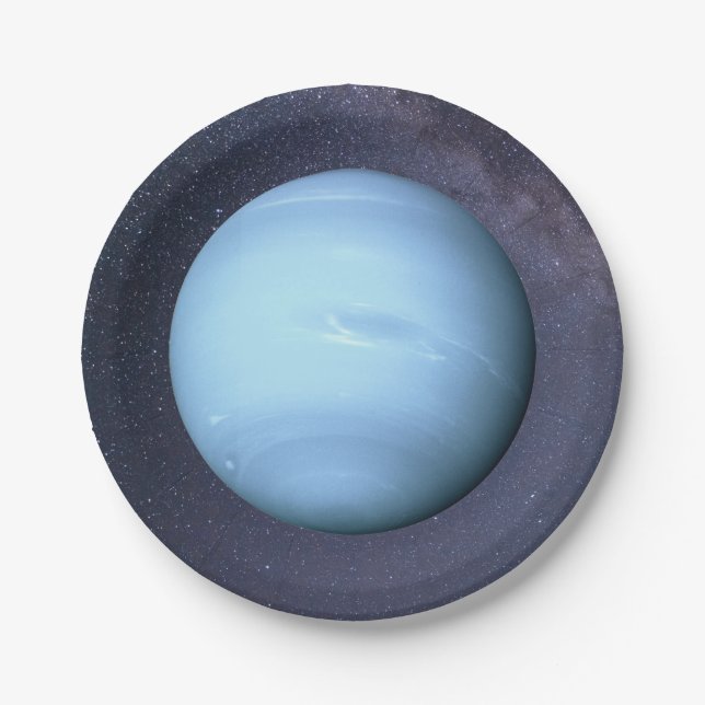 Planet Neptune Paper Plates (Front)