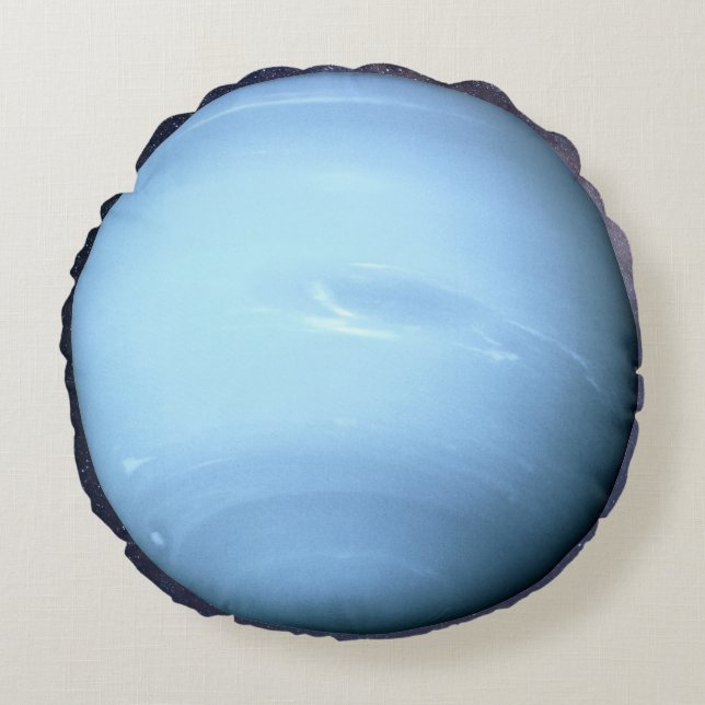 Planet Neptune Round Pillow (Front)