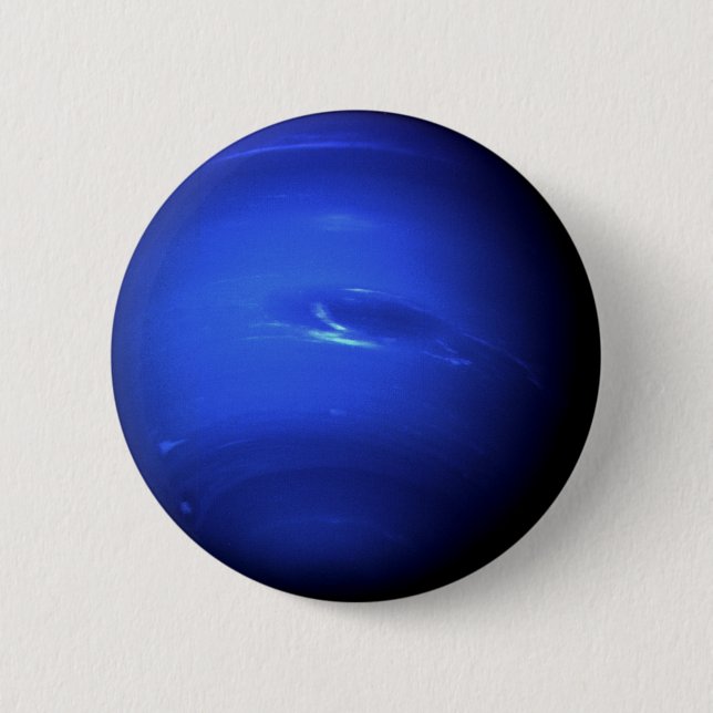 PLANET NEPTUNE (solar system) ~ Button (Front)
