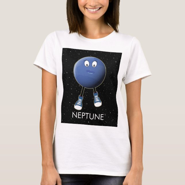Planet Neptune & Stars T-Shirt (Front)