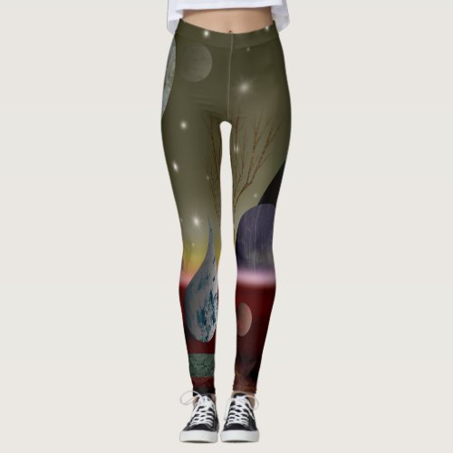 Planet Of The Shapes Leggings