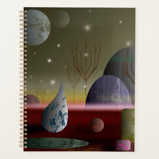 Planet Of The Shapes Planner 8.5x11 (Front)