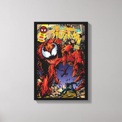 Planet of the Symbiotes Web of Spider_Man Canvas Print