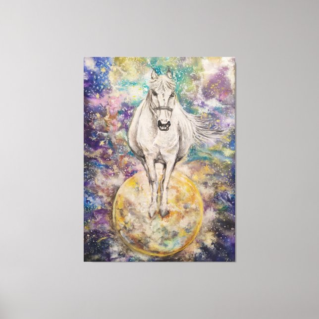 Planet of the white Mere Canvas Print (Front)
