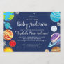 Planet Outer Space Galaxy Solar System Baby Shower Invitation