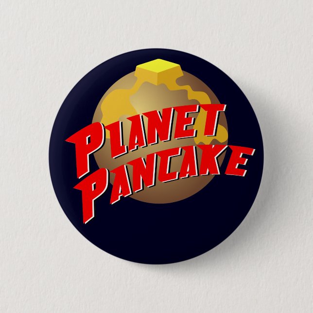 Planet Pancake Button (Front)