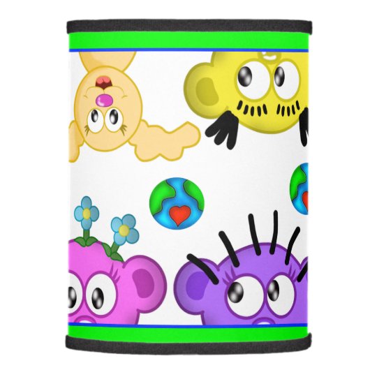Planet Peek-A-Boo Lamp Shade -The Peek-A-Boo Crew (Right)