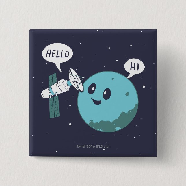 Planet Pinback Button (Front)