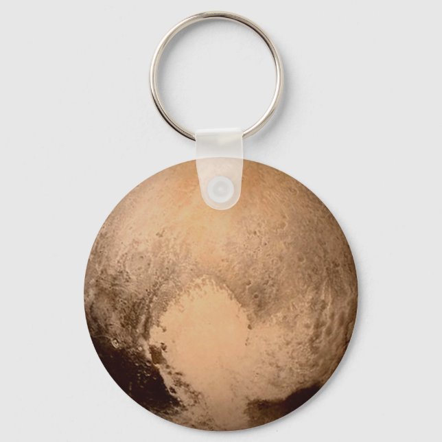 PLANET PLUTO - HAVE A HEART! (solar system) ~ Keychain (Front)