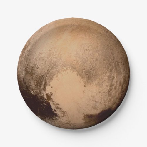 PLANET PLUTO HAVE A HEART solar system  Paper Plates