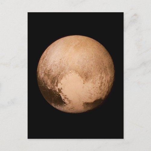PLANET PLUTO _ HAVE A HEART solar system  Postcard