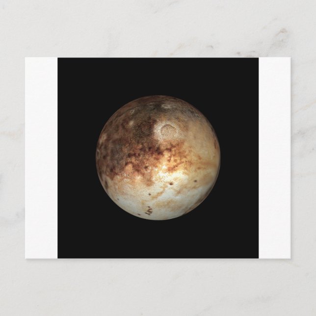 PLANET PLUTO natural ( solar system) ~ Postcard (Front)
