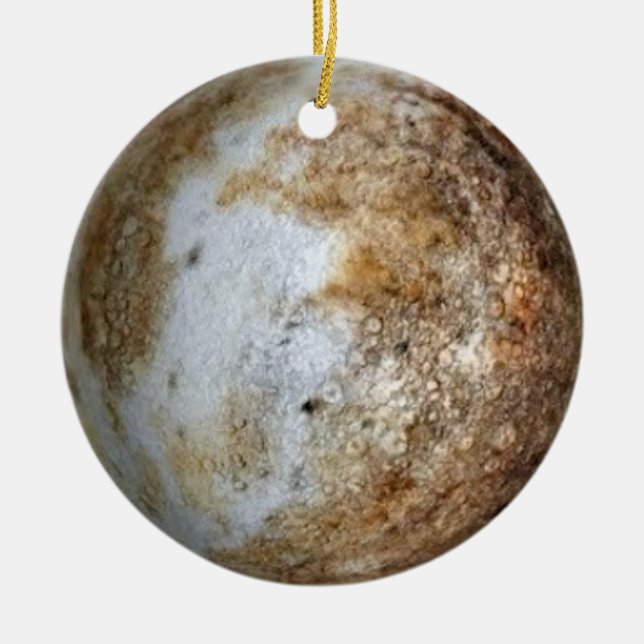 PLANET PLUTO (solar system) ~ Ceramic Ornament (Front)