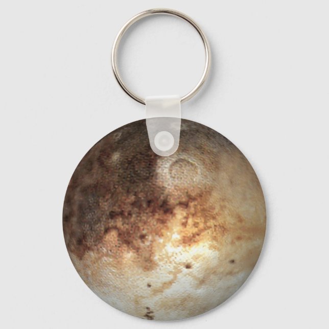 PLANET PLUTO ( solar system) ~ Keychain (Front)