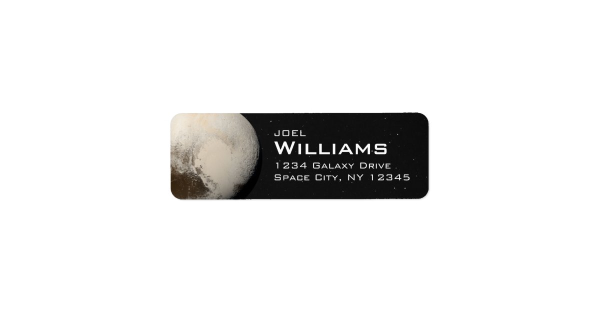 solar system address labels