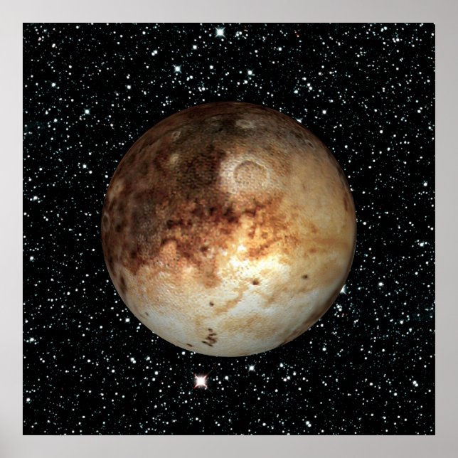 PLANET PLUTO star background ( solar system) ~ Poster (Front)