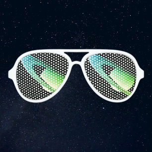 Planet Saturn Astronaut Party Sunglasses