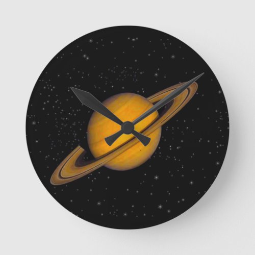 Planet Saturn Astronomy_lovers Wall Clock