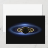 Planet Saturn in Front of the Sun (Front/Back)