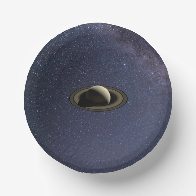 Planet Saturn Paper Bowls (Front)