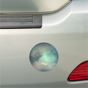 Planet Saturn’s Moon Titan Car Magnet