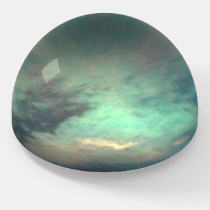 Planet Saturn’s Moon Titan Paperweight