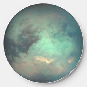 Planet Saturn’s Moon Titan Wireless Charger